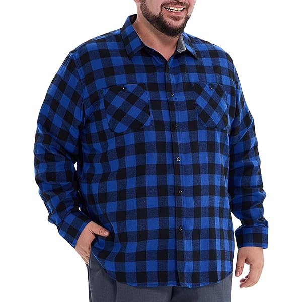 Amazon.com: Big and Tall Heavy Duty Brawny Premium Flannel Shirts